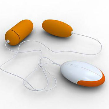 Odeco Vibrating Egg, оранжевый, Два вибро-яичка Odeco Vibrating Egg, оранжевый, Два вибро-яичка