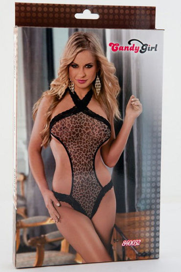 Candy Girl Боди с кружевом - С открытой спиной и боками - купить в секс шопе Candy Girl Боди с кружевом - С открытой спиной и боками - купить в секс шопе