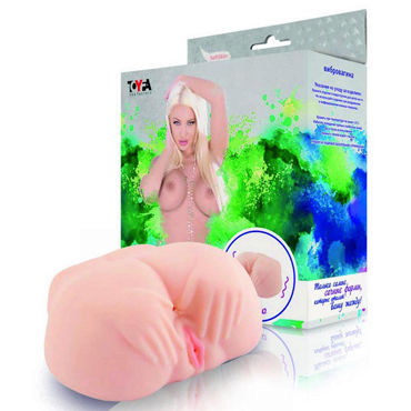 ToyFa Juicy Pussy Мастурбатор с вибрацией, Вагина и анус ToyFa Juicy Pussy Мастурбатор с вибрацией, Вагина и анус