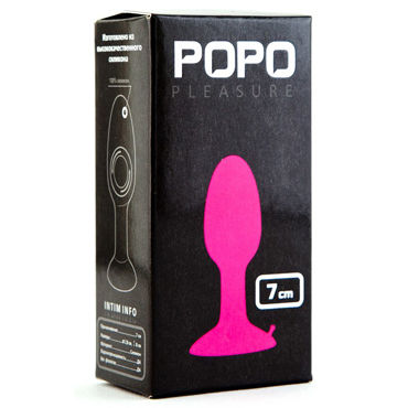 ToyFa Popo Pleasure Анальная втулка, 7см, Со стальным шариком внутри ToyFa Popo Pleasure Анальная втулка, 7см, Со стальным шариком внутри