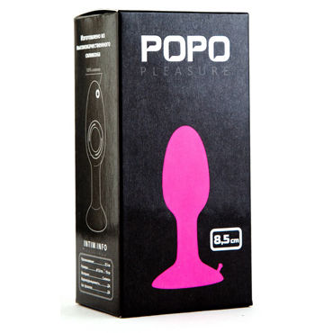 ToyFa Popo Pleasure Анальная втулка, 8см, Со стальным шариком внутри ToyFa Popo Pleasure Анальная втулка, 8см, Со стальным шариком внутри
