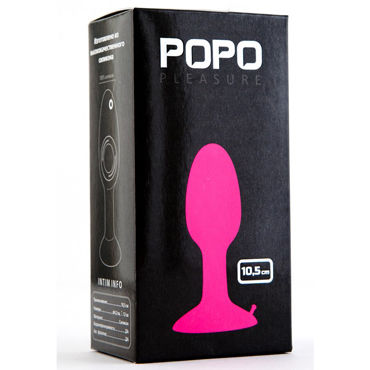 ToyFa Popo Pleasure Анальная втулка, 10см, Со стальным шариком внутри ToyFa Popo Pleasure Анальная втулка, 10см, Со стальным шариком внутри