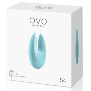 Ovo S4 Клиторальный стимулятор, голубой - С перезаряжаемым аккумулятором - купить в секс шопе Ovo S4 Клиторальный стимулятор, голубой - С перезаряжаемым аккумулятором - купить в секс шопе