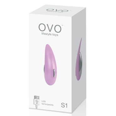 Ovo S1 Клиторальный стимулятор, розово-серый - С перезаряжаемым аккумулятором - купить в секс шопе Ovo S1 Клиторальный стимулятор, розово-серый - С перезаряжаемым аккумулятором - купить в секс шопе