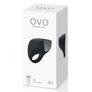 Ovo A1 Эрекционное кольцо, черное - фото 7 Ovo A1 Эрекционное кольцо, черное - фото 7