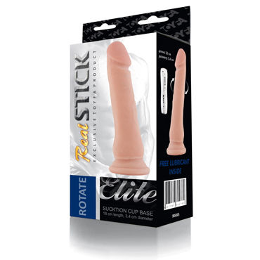 ToyFa Real Stick Elite Rotate, 18 см - фото, отзывы ToyFa Real Stick Elite Rotate, 18 см - фото, отзывы