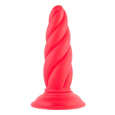 ToyFa Black&Red Анальная втулка, красная, С рельефной поверхностью ToyFa Black&Red Анальная втулка, красная, С рельефной поверхностью