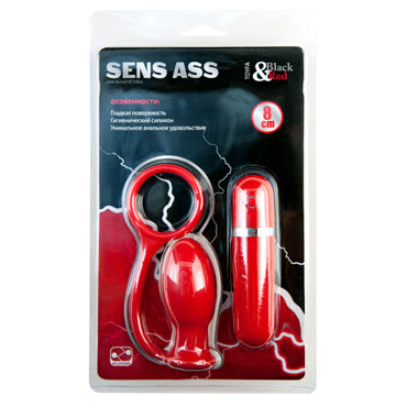 ToyFa Black&Red Sens Ass 8 см, красная - фото, отзывы ToyFa Black&Red Sens Ass 8 см, красная - фото, отзывы