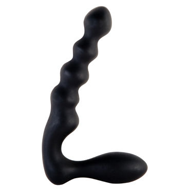 ToyFa Black&Red Light Анальный стимулятор, черный, Двухсторонний ToyFa Black&Red Light Анальный стимулятор, черный, Двухсторонний