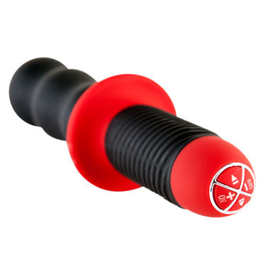 ToyFa Black&Red Рельефный анальный вибратор 15 см, черный - фото, отзывы ToyFa Black&Red Рельефный анальный вибратор 15 см, черный - фото, отзывы