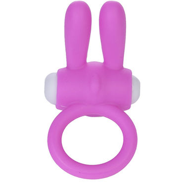 Lovetoy Power Rabbit Clit Cockring, розовое, Эрекционное кольцо с вибрацией Lovetoy Power Rabbit Clit Cockring, розовое, Эрекционное кольцо с вибрацией