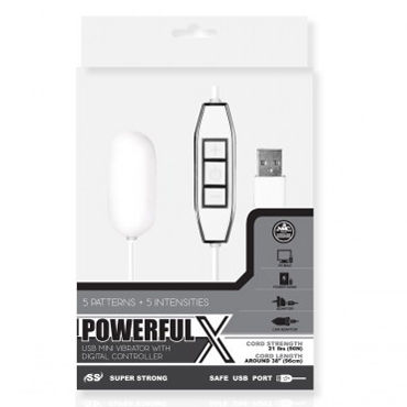 NMC Powerful X USB Mini Vibrator, белое - фото, отзывы NMC Powerful X USB Mini Vibrator, белое - фото, отзывы