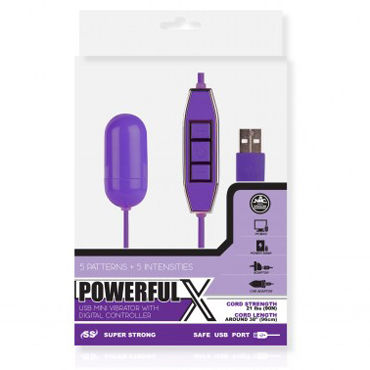 NMC Powerful X USB Mini Vibrator, фиолетовое - фото, отзывы NMC Powerful X USB Mini Vibrator, фиолетовое - фото, отзывы