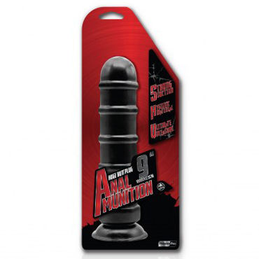 NMC Anal Munition Huge Butt Plug Ребристая, 23 см - фото, отзывы NMC Anal Munition Huge Butt Plug Ребристая, 23 см - фото, отзывы