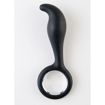 ToyFa Black&Red Стимулятор простаты, черный, С кольцом ToyFa Black&Red Стимулятор простаты, черный, С кольцом
