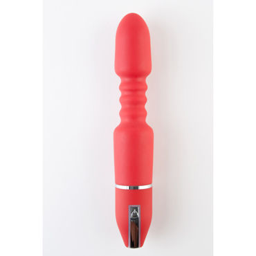 ToyFa Black&Red Ребристый вибратор, красный, Супер-мощный ToyFa Black&Red Ребристый вибратор, красный, Супер-мощный