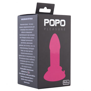 ToyFa Popo Pleasure Анальная втулка 13 см - фото, отзывы ToyFa Popo Pleasure Анальная втулка 13 см - фото, отзывы