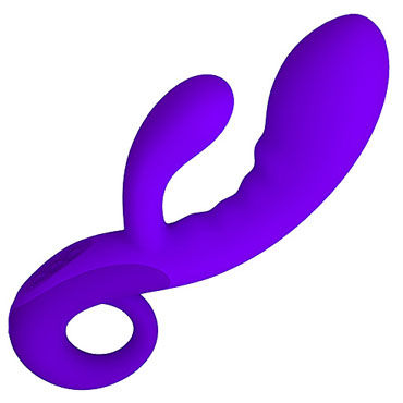 Odeco Cupid, пурпурный, Вибратор с клиторальным стимулятором Odeco Cupid, пурпурный, Вибратор с клиторальным стимулятором