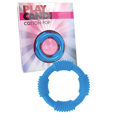Play Candi Cotton Pop, Рельефное эрекционное кольцо Play Candi Cotton Pop, Рельефное эрекционное кольцо