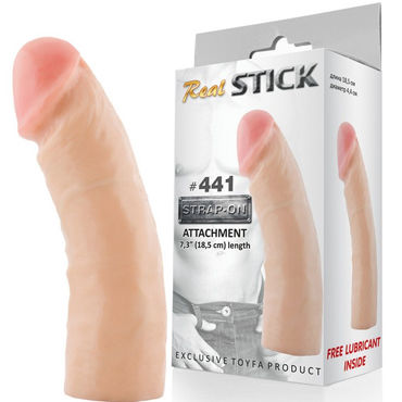 Toyfa RealStick № 441, Реалистичная насадка к трусикам, 18,5 см Toyfa RealStick № 441, Реалистичная насадка к трусикам, 18,5 см
