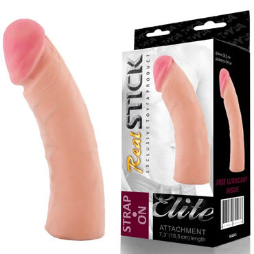 Toyfa RealStick Elite, Насадка-реалистик к трусикам, 18,5 см Toyfa RealStick Elite, Насадка-реалистик к трусикам, 18,5 см