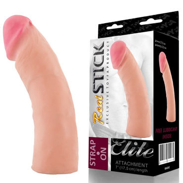 Toyfa RealStick Elite, Насадка-реалистик к трусикам, 17,5 см Toyfa RealStick Elite, Насадка-реалистик к трусикам, 17,5 см