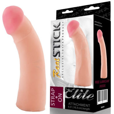 Toyfa RealStick Elite, Насадка-реалистик к трусикам, 16,5 см Toyfa RealStick Elite, Насадка-реалистик к трусикам, 16,5 см