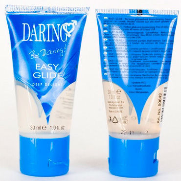 Daring Ease Glide, 30 мл, Лубрикант на водной основе Daring Ease Glide, 30 мл, Лубрикант на водной основе
