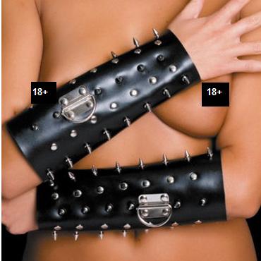 Toyfa-leather манжеты черные, Кожа Toyfa-leather манжеты черные, Кожа