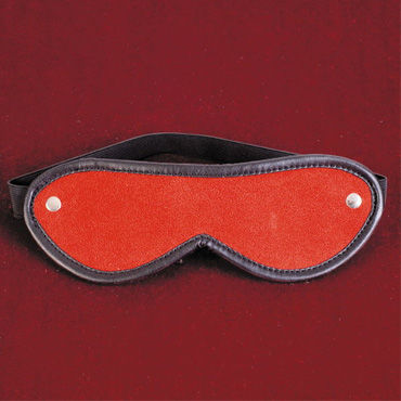 Toyfa-leather маска, красно-черный, Из натуральной кожи Toyfa-leather маска, красно-черный, Из натуральной кожи
