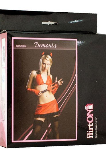 Flirt On Demonia - Озорной наряд дьяволицы - купить в секс шопе Flirt On Demonia - Озорной наряд дьяволицы - купить в секс шопе
