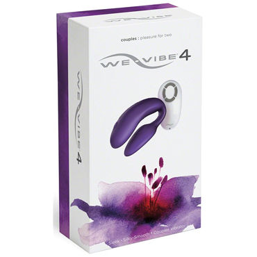 We-Vibe 4, фиолетовый - Вибромассажер для пар №1 - купить в секс шопе We-Vibe 4, фиолетовый - Вибромассажер для пар №1 - купить в секс шопе