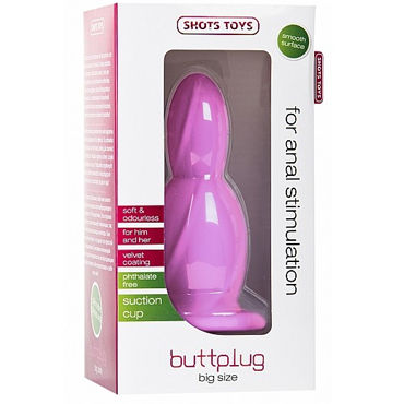 Shots Toys Big Butt plug, розовый - фото, отзывы Shots Toys Big Butt plug, розовый - фото, отзывы