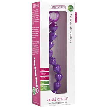 Shots Toys Anal Chain, фиолетовый - фото, отзывы Shots Toys Anal Chain, фиолетовый - фото, отзывы