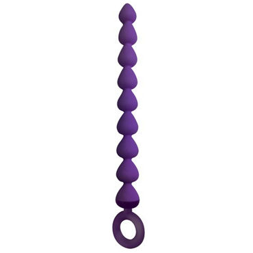 Shots Toys Anal Chain, фиолетовый, Анальная цепочка без вибрации Shots Toys Anal Chain, фиолетовый, Анальная цепочка без вибрации