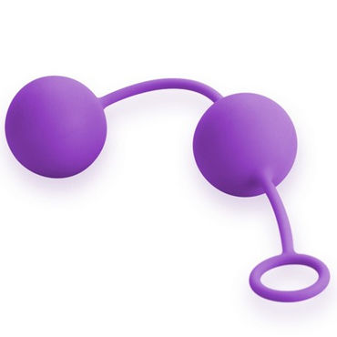 Shots Toys Geisha Twin Balls Deluxe, фиолетовый, Вагинальные шарики из силикона Shots Toys Geisha Twin Balls Deluxe, фиолетовый, Вагинальные шарики из силикона