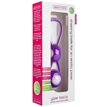 Shots Toys Glee Balls, фиолетово-белый - фото, отзывы Shots Toys Glee Balls, фиолетово-белый - фото, отзывы