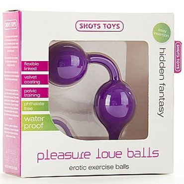 Shots Toys Pleasure Love Balls, фиолетовый - фото, отзывы Shots Toys Pleasure Love Balls, фиолетовый - фото, отзывы