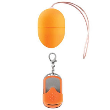 Shots Toys Vibrating Egg Small, оранжевый, Виброяйцо с беспроводным управлением Shots Toys Vibrating Egg Small, оранжевый, Виброяйцо с беспроводным управлением