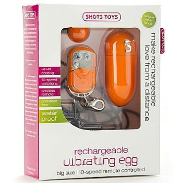 Shots Toys Rechargeable Vibrating Egg, оранжевый - фото, отзывы Shots Toys Rechargeable Vibrating Egg, оранжевый - фото, отзывы