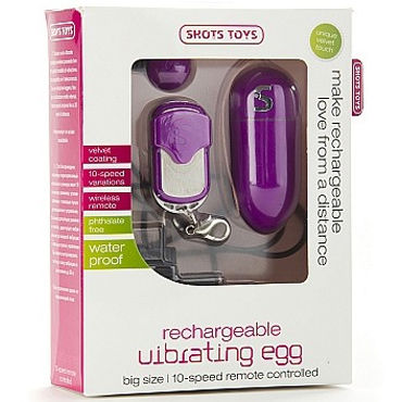 Shots Toys Rechargeable Vibrating Egg, фиолетовый - фото, отзывы Shots Toys Rechargeable Vibrating Egg, фиолетовый - фото, отзывы