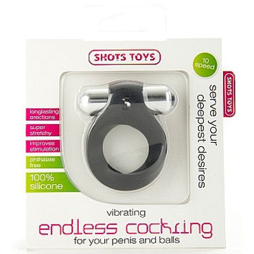 Shots Toys Vibrating Endless Cocking, черный - фото, отзывы Shots Toys Vibrating Endless Cocking, черный - фото, отзывы