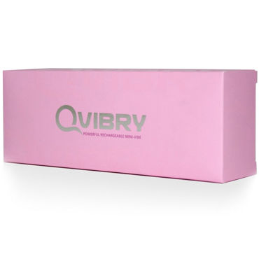 Qvibry вибратор, розовый - Бесшумный компактный вибратор для стимуляции клитора - купить в секс шопе Qvibry вибратор, розовый - Бесшумный компактный вибратор для стимуляции клитора - купить в секс шопе