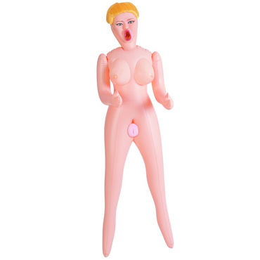 ToyFa Dolls-X Passion, блондинка - Надувная секс-кукла, с мастурбаторами-вставками - купить в секс шопе ToyFa Dolls-X Passion, блондинка - Надувная секс-кукла, с мастурбаторами-вставками - купить в секс шопе