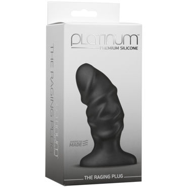 Doc Johnson Platinum Raging Plug, черный, Анальный плаг Doc Johnson Platinum Raging Plug, черный, Анальный плаг