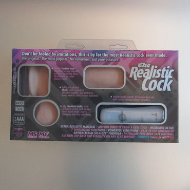 Doc Johnson Vibrating Realistic Cock - фото, отзывы Doc Johnson Vibrating Realistic Cock - фото, отзывы