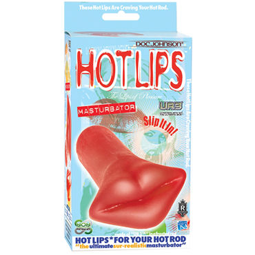 Doc Johnson Hot Lips, Мастурбатор губки-ротик Doc Johnson Hot Lips, Мастурбатор губки-ротик