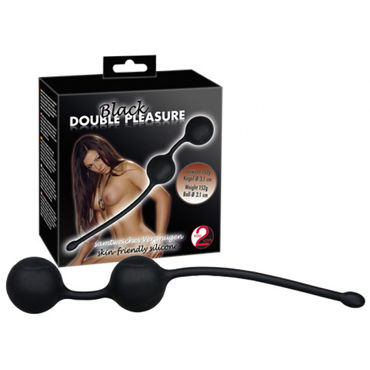 Orion Black Double Pleasure, Вагинальные шарики на сцепке Orion Black Double Pleasure, Вагинальные шарики на сцепке
