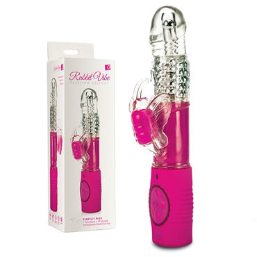 Topco Rabbit Vibe Dazzling delight, розовый, Многофункциональный вибратор Topco Rabbit Vibe Dazzling delight, розовый, Многофункциональный вибратор
