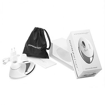 Womanizer Pro, белый - Вакуумный стимулятор клитора, улучшенная версия - купить в секс шопе Womanizer Pro, белый - Вакуумный стимулятор клитора, улучшенная версия - купить в секс шопе